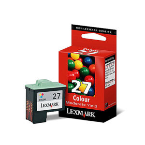 Original 27 Tricolor Ink Cartridge Lexmark 10N0227E - Ecomelani
