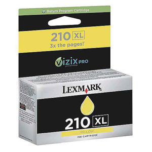 Original 210XL Yellow Ink Cartridge Lexmark 14L0177E - Ecomelani