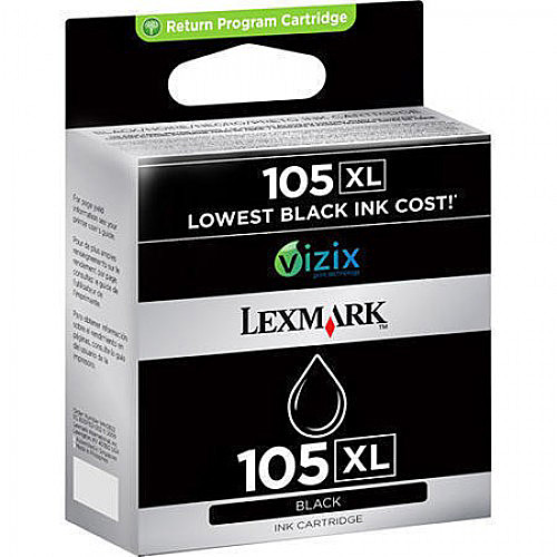 Original 105XL Black Ink Cartridge Lexmark 14N0822E - Ecomelani