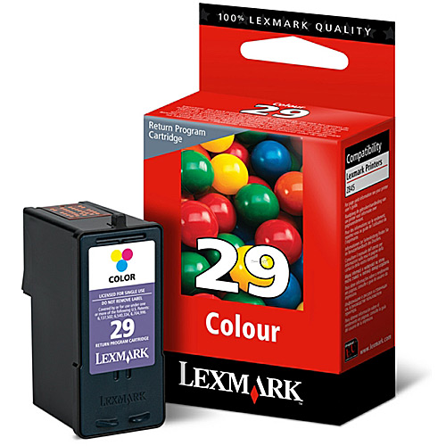 Original 29 Tricolor Ink Cartridge Lexmark 18C1429E - Ecomelani