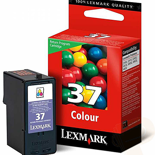Original 37 Tricolor Ink Cartridge Lexmark 18C2140E - Ecomelani