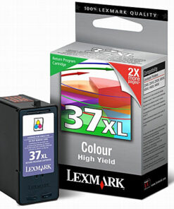 Original 37XL Tricolor Ink Cartridge Lexmark 18C2180E - Ecomelani