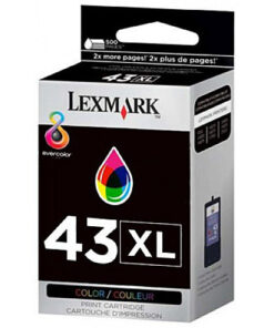Original 43XL Tricolor Ink Cartridge Lexmark 18Y0143E - Ecomelani