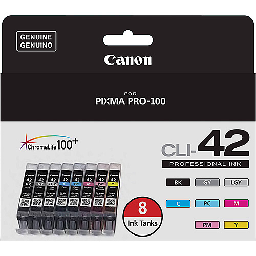 Original Multipack Ink Cartridge Canon CLI-42 (8 inks) - Ecomelani
