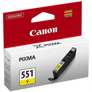 Original Yellow Ink Cartridge Canon CLI-551 (CLI-551Y) - Ecomelani