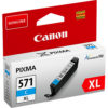Original Cyan Ink Cartridge Canon CLI-571XL (0332C001) - Ecomelani