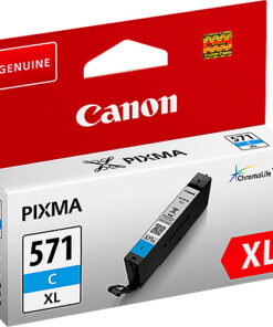Original Cyan Ink Cartridge Canon CLI-571XL (0332C001) - Ecomelani