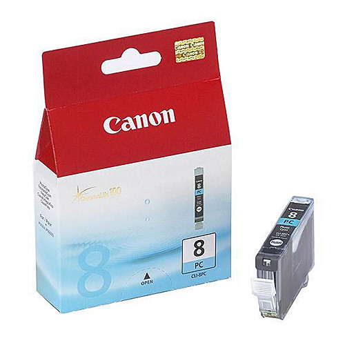 Original Photo Cyan Ink Cartridge Canon CLI-8PC - Ecomelani