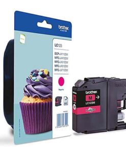 Original Magenta Ink Cartridge Brother LC123M - Ecomelani