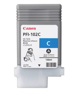 Original Cyan Ink Cartridge Canon PFI-102C (0896B001AA) - Ecomelani