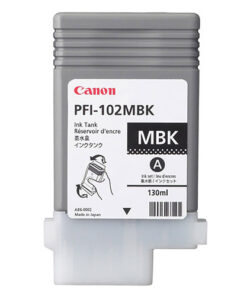 Original Matte Black Ink Cartridge Canon PFI-102MBK (0894B001AA) - Ecomelani