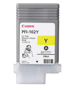 Original Yellow Ink Cartridge Canon PFI-102Y (0898B001AA) - Ecomelani