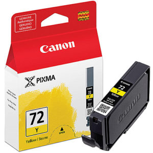 Original Yellow Ink Cartridge Canon PGI-72Y (6406B001AA) - Ecomelani