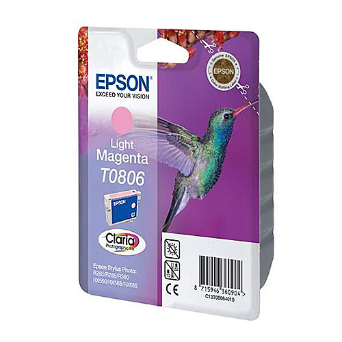 Original Light Magenta Ink Cartridge Epson T0806 - Ecomelani