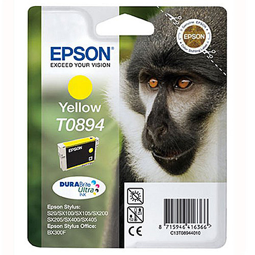 Original Yellow Ink Cartridge Epson T0894 - Ecomelani