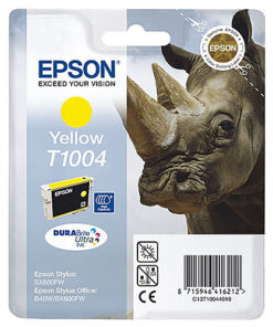 Original Yellow Ink Cartridge Epson T1004 - Ecomelani