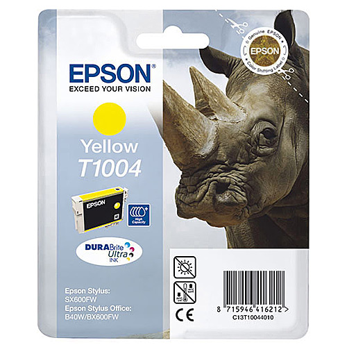 Original Yellow Ink Cartridge Epson T1004 - Ecomelani