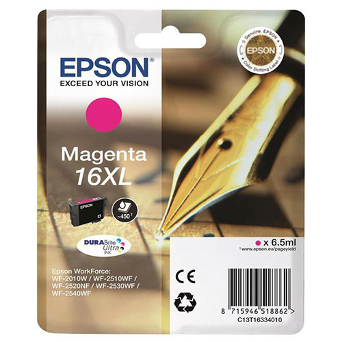 Original Magenta Ink Cartridge Epson T1633 16XL - Ecomelani