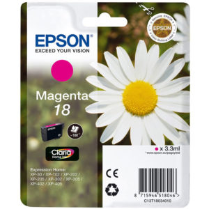 Original Magenta Ink Cartridge Epson T1803 - Ecomelani
