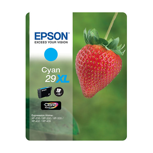 Original Cyan Ink Cartridge Epson 29XL (T2992) - Ecomelani