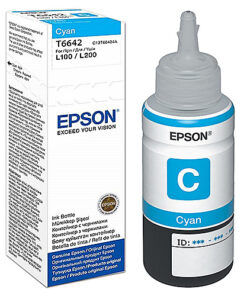 Original Cyan Ink Cartridge Epson T6642 - Ecomelani