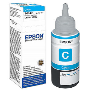 Original Cyan Ink Cartridge Epson T6642 - Ecomelani