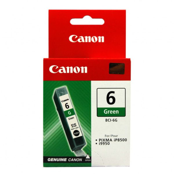 Original Green Ink Cartridge Canon BCI-6G (BCI-6G) - Ecomelani