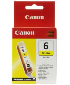 Original Yellow Ink Cartridge Canon BCI-6Y (BCI-6Y) - Ecomelani