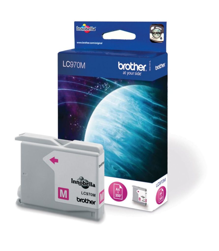 Original Magenta Ink Cartridge Brother LC970M - Ecomelani