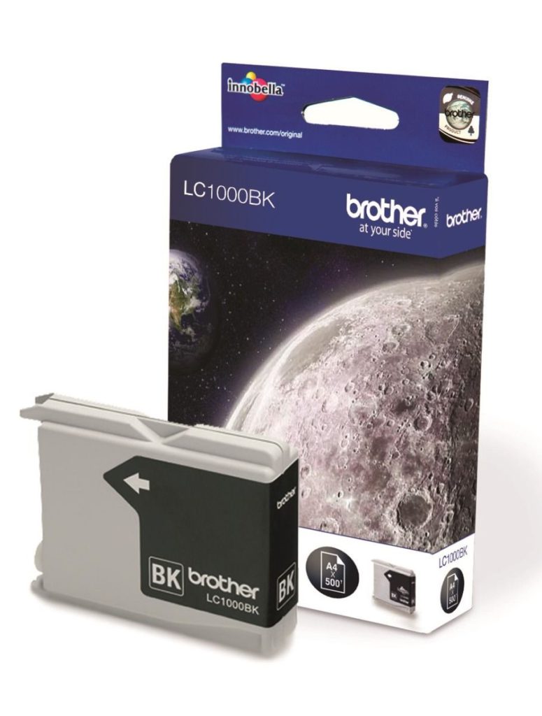 Original Black Ink Cartridge Brother LC1000BK - Ecomelani