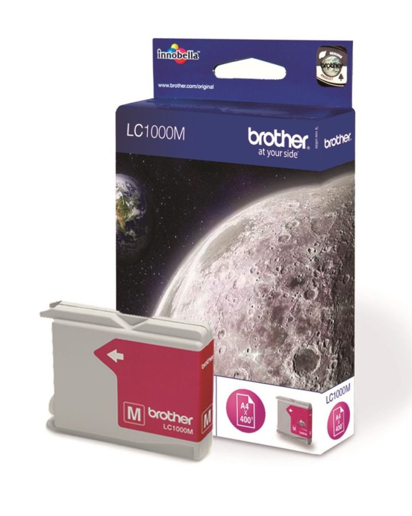 Original Magenta Ink Cartridge Brother LC1000M - Ecomelani