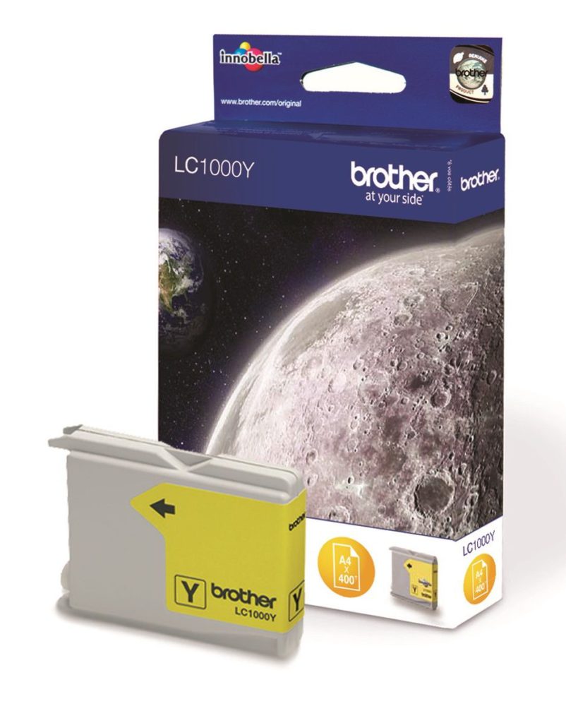 Original Yellow Ink Cartridge Brother LC1000Y - Ecomelani