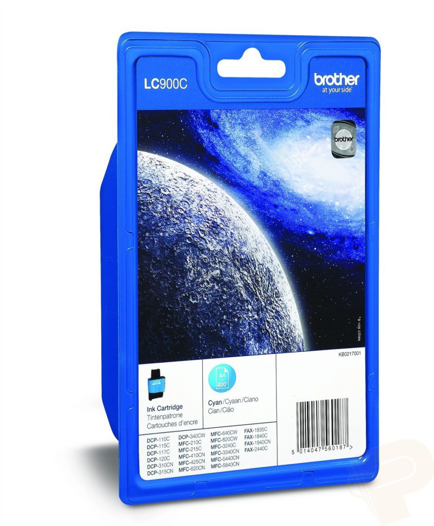 Original Cyan Ink Cartridge Brother LC900 - Ecomelani