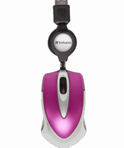 Verbatim Optical Desktop Go Mini Travel Mouse Pink - Ecomelani