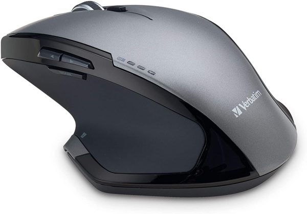 Verbatim Wireless Desktop 8-Button Mouse Delux Black - Ecomelani