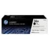 Original Black HP CB436AD Toner Cartridge 36A Twin Pack - Ecomelani