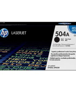 Original Black HP CE250A Toner Cartridge 504A - Ecomelani
