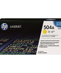 Original Yellow HP CE252A Toner Cartridge 504A - Ecomelani