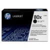 Original Black HP CF280X Toner Cartridge 80X - Ecomelani
