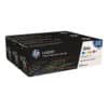 Original Tricolour HP CF372AM Toner Cartridge 304A Tri-Pack - Ecomelani