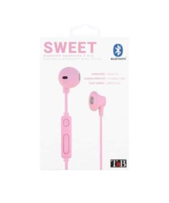 TNB Pink Bluetooth Sweet Earphones + Microphone - Ecomelani