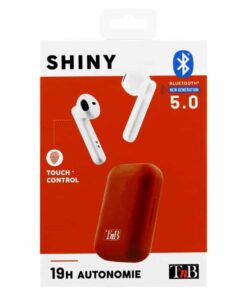 TNB Red Shiny TWS Earphones - Ecomelani