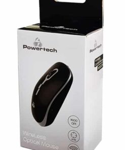 Powertech Pt-607 Wireless Mouse Black - Ecomelani