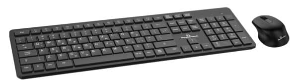 Powertech PT-837 Wireless Keyboard + Mouse Set Black - Ecomelani