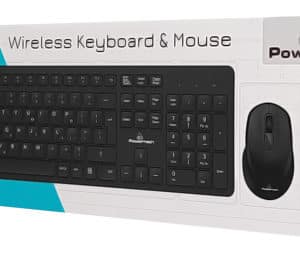 Powertech PT-837 Wireless Keyboard + Mouse Set Black - Ecomelani