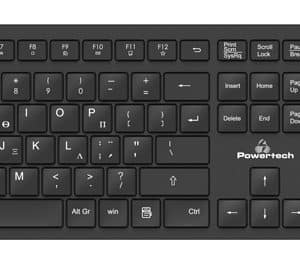 Powertech PT-837 Wireless Keyboard + Mouse Set Black - Ecomelani