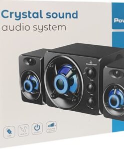 Crystal Sound Speakers 841 Black - Ecomelani