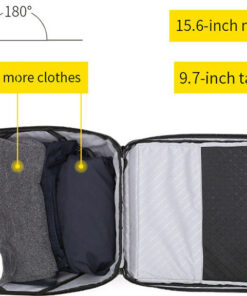 Arctic Hunter B00216-DG Backpack Black 15.6