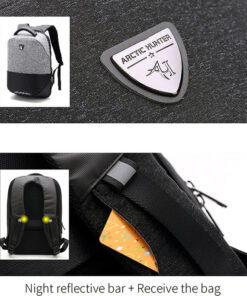 Arctic Hunter B00216-DG Backpack Black 15.6