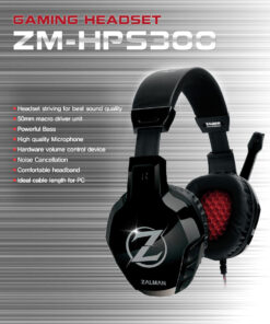 ZALMAN gaming headset ZM-HPS300 Black - Ecomelani